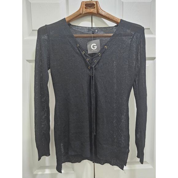 Guess Mesh top Black SIZE S New - Picture 1 of 2
